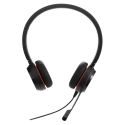 Jabra Evolve 20 SE Austiņas Vadu Birojs / zvanu centrs USB Type-C / USB Type-A Melns