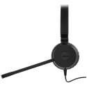Jabra Evolve 20 SE Austiņas Vadu Birojs / zvanu centrs USB Type-C / USB Type-A Melns