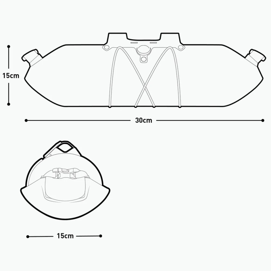 Evoc Handlebar Pack BOA WP 5 stūres soma, smilšu krāsā – 5