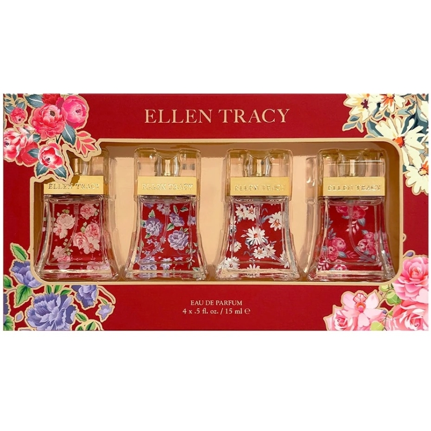 Set Ellen Tracy: Sensational Eau De Parfum For Women, 15 ml + Brilliant Eau De Parfum For Women, 15 ml + Dazzling Eau De Parfum