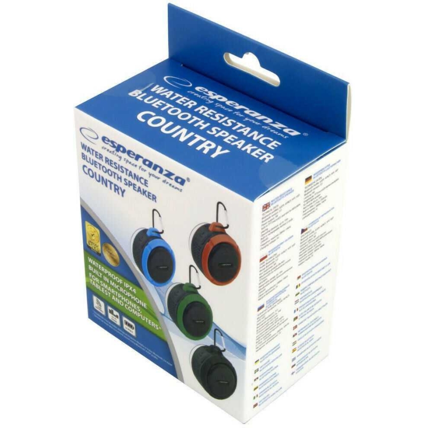 Esperanza Bluetooth kõlar Country must punane – 2