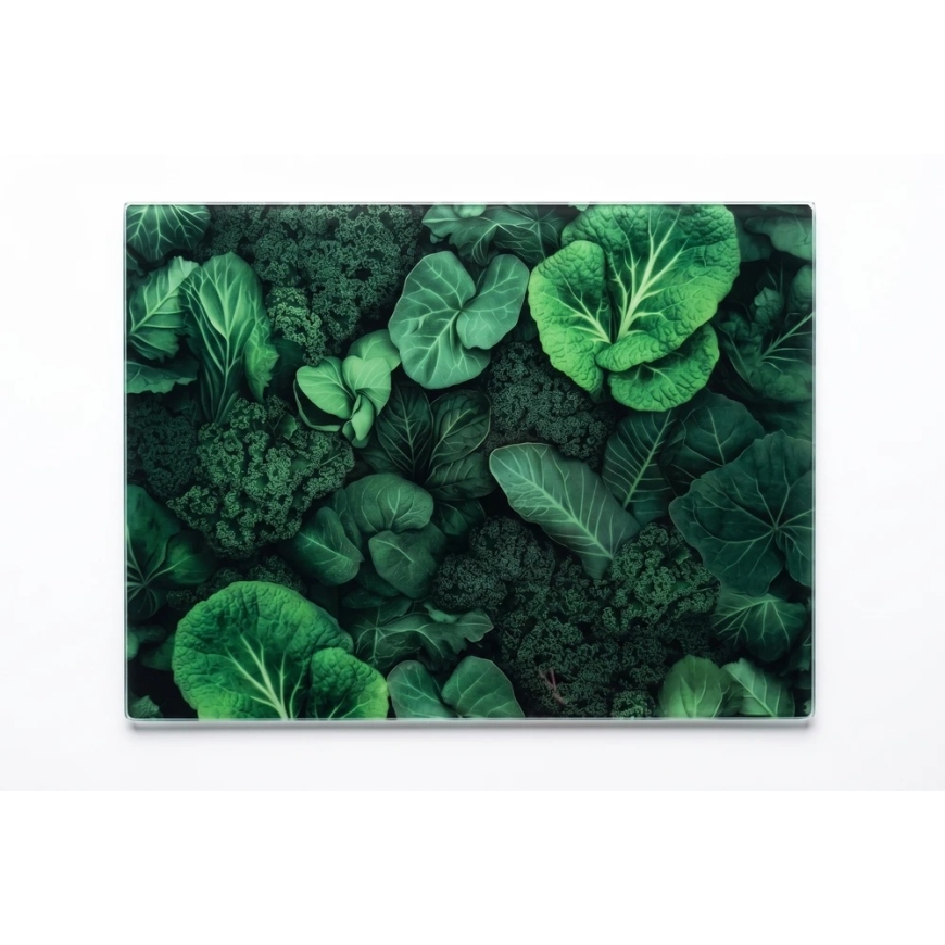 Allesken Aria glass board for salads 40x30cm – 2
