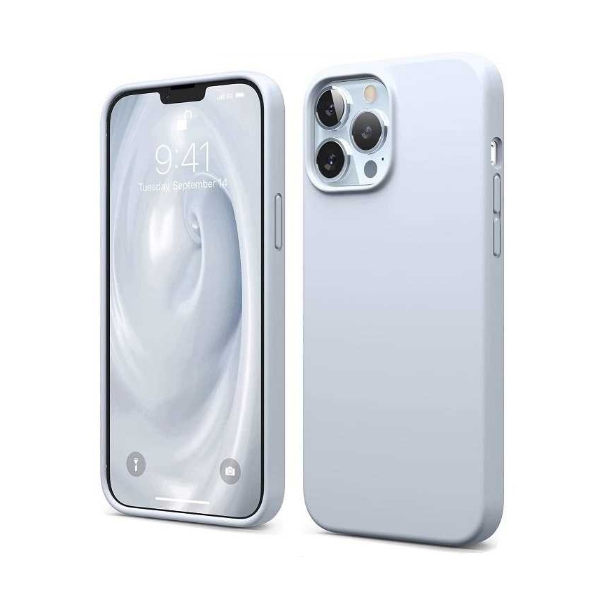 Riff "Мягкий силиконовый чехол для iPhone 13 Pro" Светло-голубой – 2
