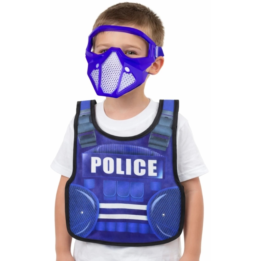 Lean Toys Police Set (blue, black) – 4