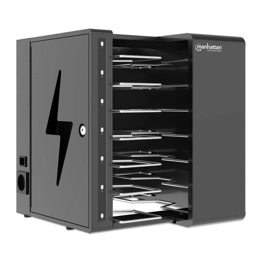 Manhattan sülearvuti laadimiskapp laua peal USB-C kaudu 16" 7-kohaline USB-C 65W, sobib USB-C sülearvutitele (kuni 16"), iPadide – 2