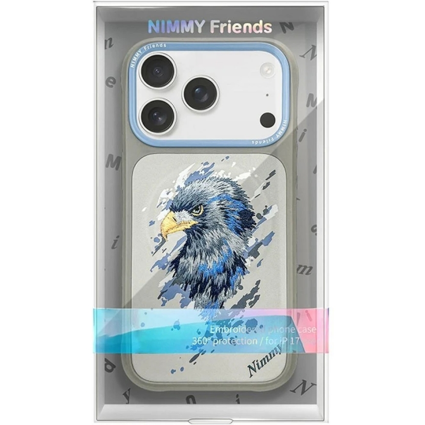 NIMMY EAGLE vāks, savietojams ar MagSafe, paredzēts IPHONE 18 Pro/17 Pro, pelēks – 2