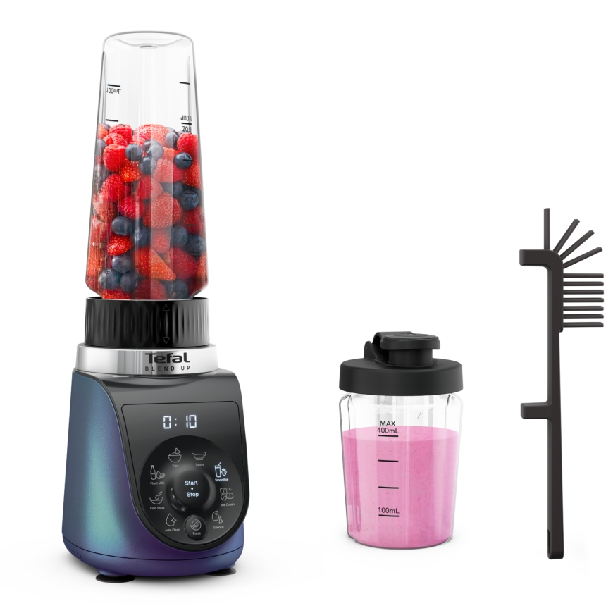 Tefal Blend Up BL19H4F0 blender 0.85 L Tabletop blender 1000 W Blue, Transparent – 4
