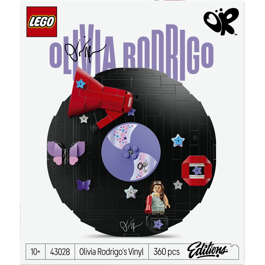 LEGO Editions Music 43028 Olivia Rodrigo vinyl record