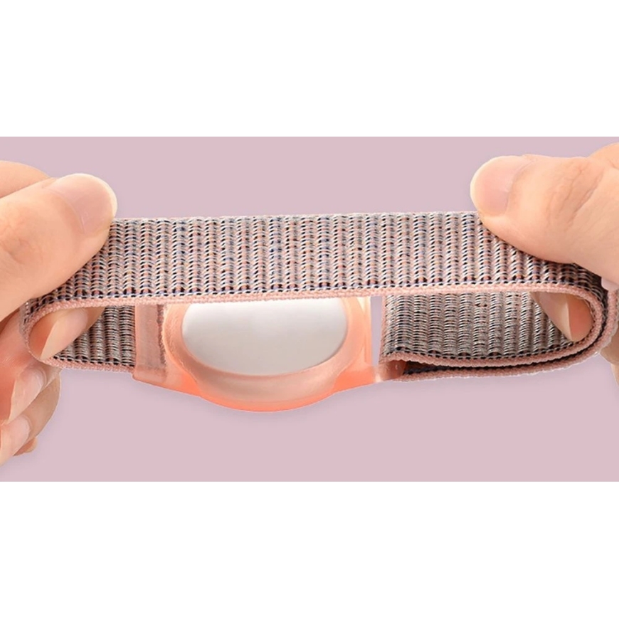 Tech Protect Laste Randmerihm Apple AirTag Asukoha Nylo - Roosa – 5
