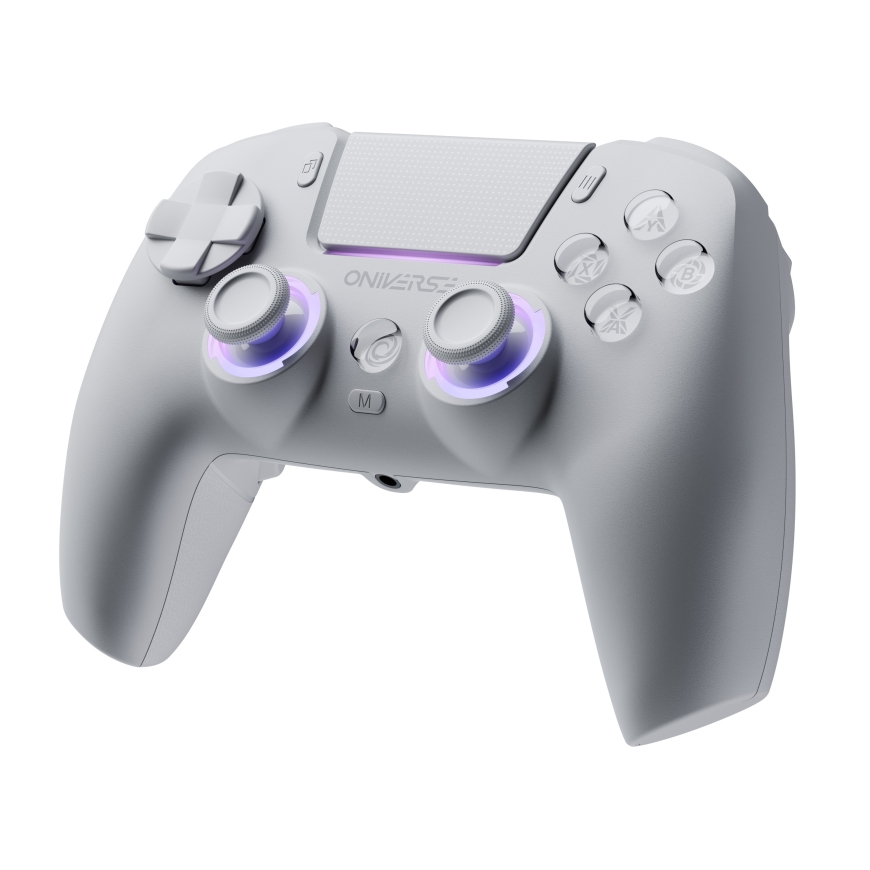 Oniverse Starion PS5 wireless Bluetooth controller, Marble White – 4