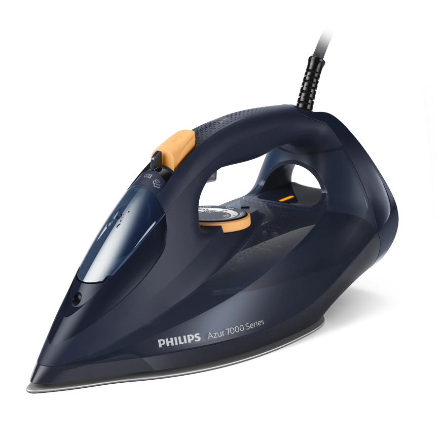 Philips 7000 series DST7060/20 утюг Паровой утюг SteamGlide Elite 3000 W Синий, Желтый