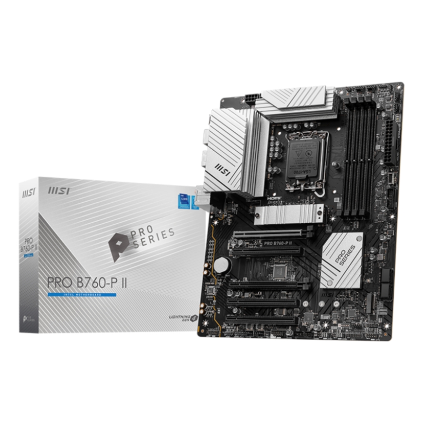 MSI PRO B760-P II pagrindinė plokštė Intel B760 LGA 1700 ATX