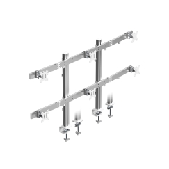 ICY BOX IB-MS666-T6 81,3 cm (32") Laud Hõbe