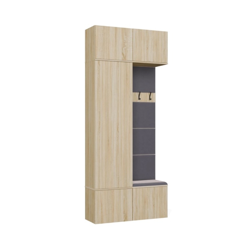 HAGA II 1SZ1W Wardrobe – Sonoma Oak