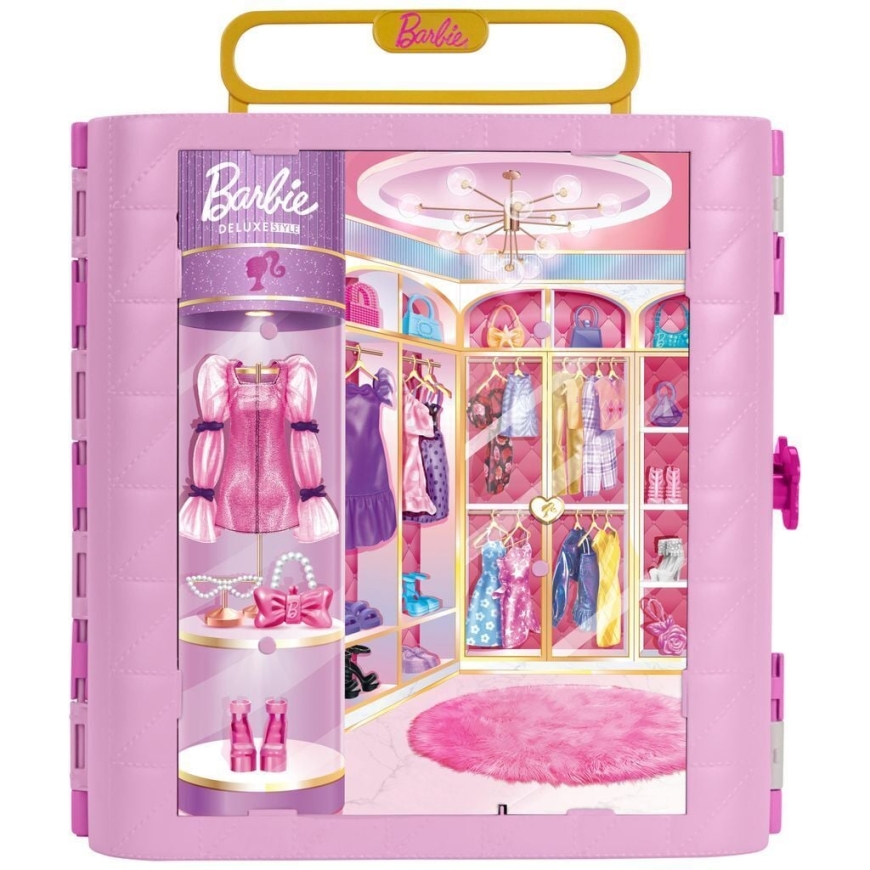 Barbie Deluxe Style Closet, avattava vaatehuone leikkisetti
