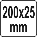 Yato Toya Sa Poland Spatula for Scraping / Smoothing | 200 x 25 mm (YT-51971) Yato Toya Sa Poland Spatula for Scraping / Smoothing | 200 x 25 mm (YT-51971)