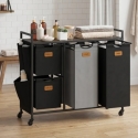 Spacetronik Laundry Basket with Shelves SFFL0054_V1 4 Compartments Spacetronik Laundry Basket with Shelves SFFL0054_V1 4 Compartments