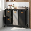 Spacetronik Laundry Basket with Shelves SFFL0054_V1 4 Compartments Spacetronik Laundry Basket with Shelves SFFL0054_V1 4 Compartments