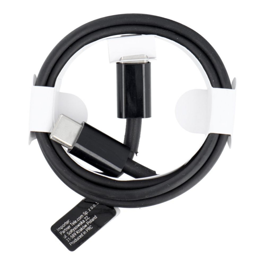 Tipo C į Tipo C PD 40W HD23 1 m juodas