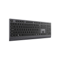 Gembird KB-MCH-06 Slim juhtmega multimeedia klaviatuur Type-C adapteriga, US paigutus, must