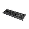 Gembird KB-MCH-06 Slim laidinė multimedinė klaviatūra su Type-C adapteriu, JAV išdėstymas, juoda Gembird KB-MCH-06 Slim laidinė multimedinė klaviatūra su Type-C adapteriu, JAV išdėstymas, juoda