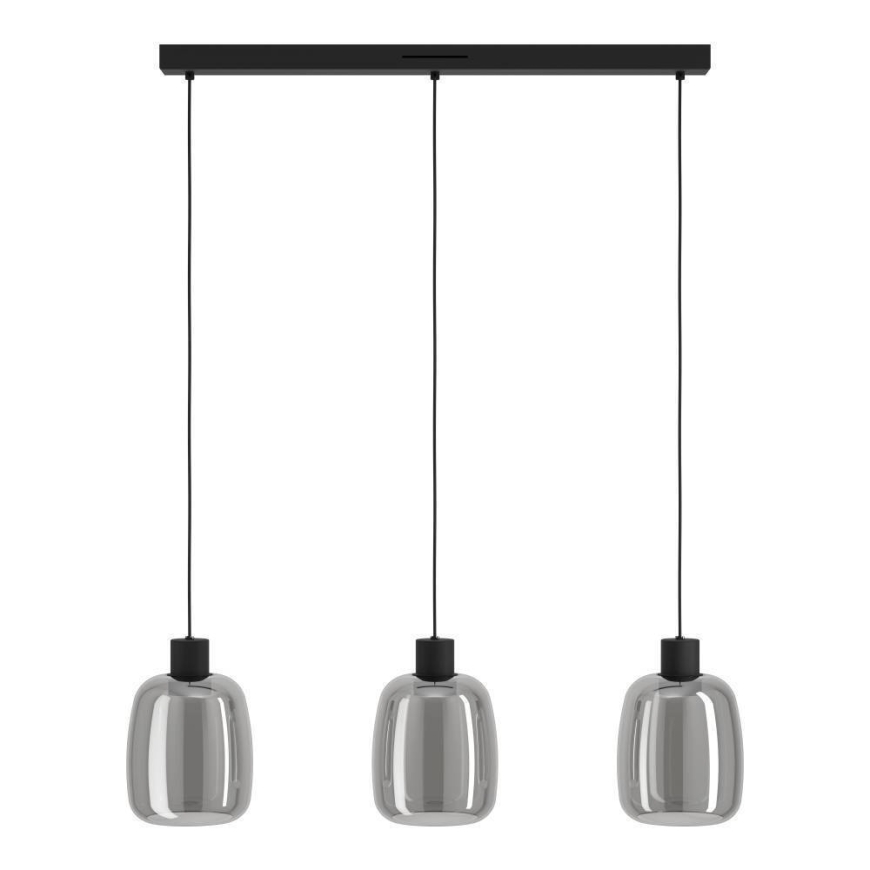 Eglo Molochio-Z riputatav valgus, 1500 lm, must – 2