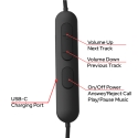 Verbatim TruSound Pro Austiņas Bezvadu Aptīts ap kaklu Mūzika / ikdiena Bluetooth Melns