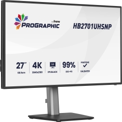 iiyama PROGRAPHIC HB2701UHSNP-B1 tietokoneen litteä näyttö 68,6 cm (27") 3840 x 2160 pikseliä 4K Ult