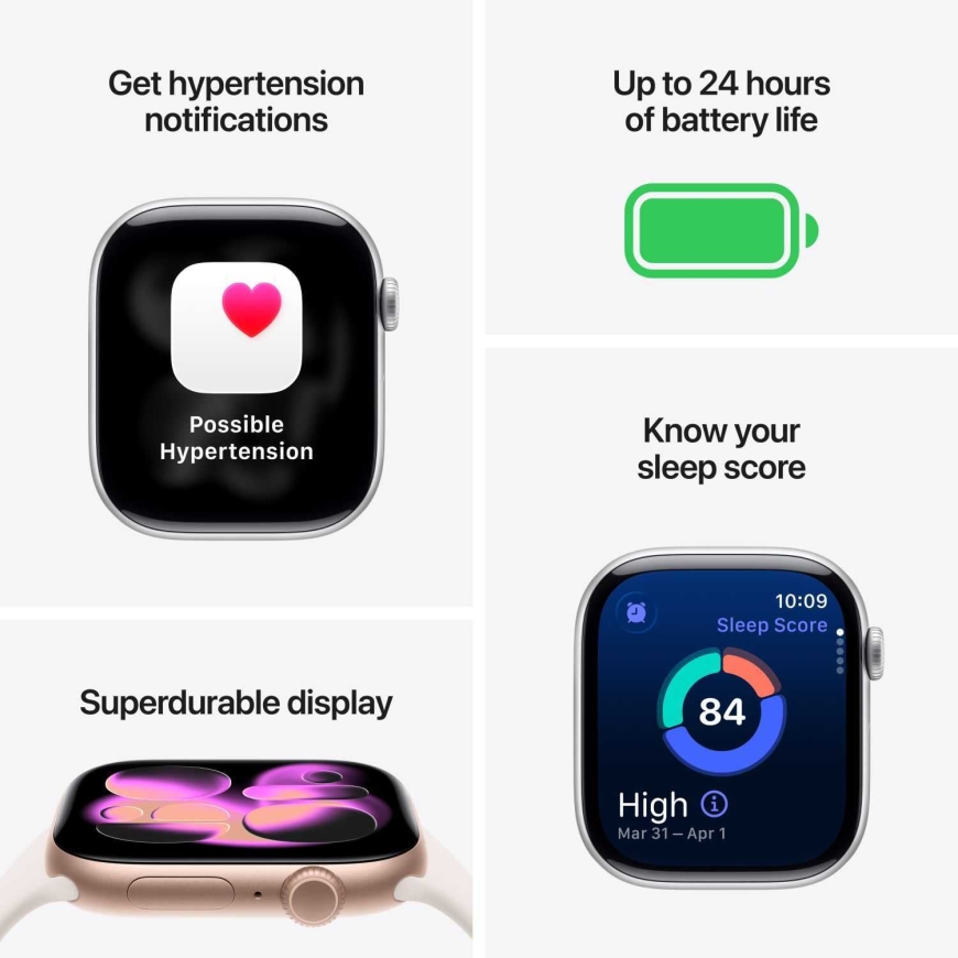 Apple Watch Series 11 Cellular 42 mm Luonnollinen Tiili /Kiviharmaa Urheilu – 5