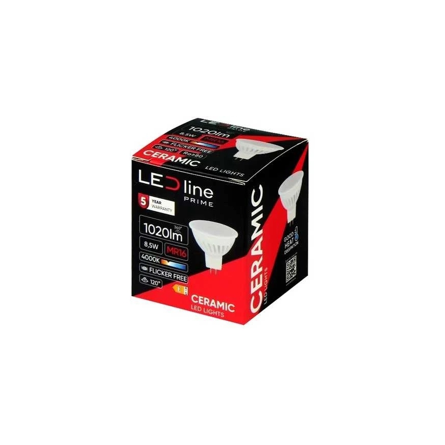 Led Line Prime Lemputė LED MR16 (GU5.3) 12V 8.5W 1020lm neutraliai balta 4000K – 2