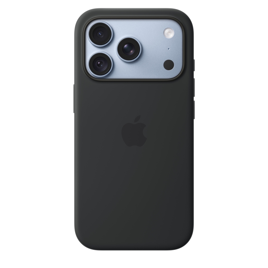 Apple iPhone 18 Pro MagSafe silikona vāciņš, melns – 3