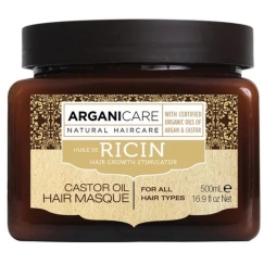 Arganicare Kasteri Juuste Tootmis Maski Kasvu Stimulatsiooniks, 500 ml