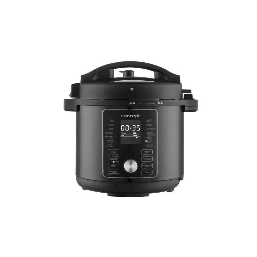 Concept Cookery CK8000 daugiafunkcinis viryklė su oro kepimo funkcija 1500 W Juoda