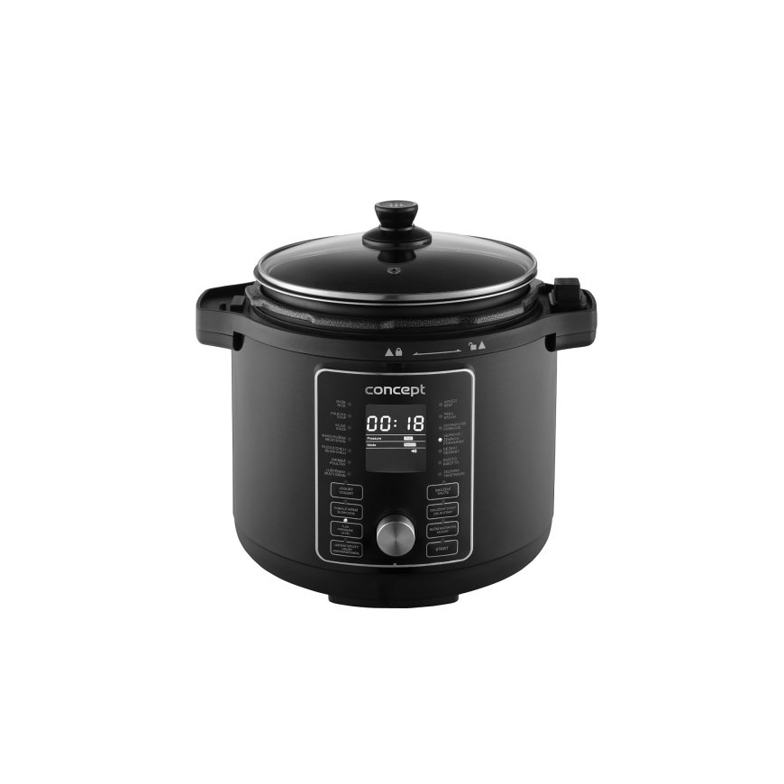 Мультиварка Concept Cookery CK8000 с функцией аэрофритюра 1500 Вт Черная – 4