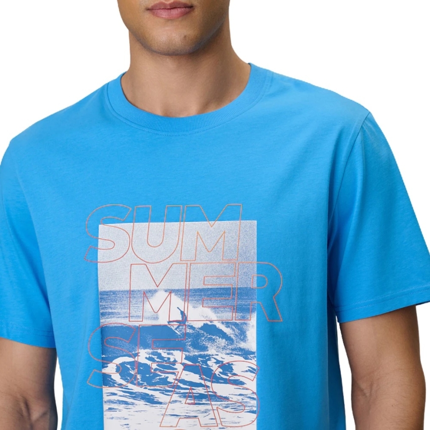 Vyriški marškinėliai 4F M2783 mėlyna 4FWSS26TTSHM2783 33S (S) – 4