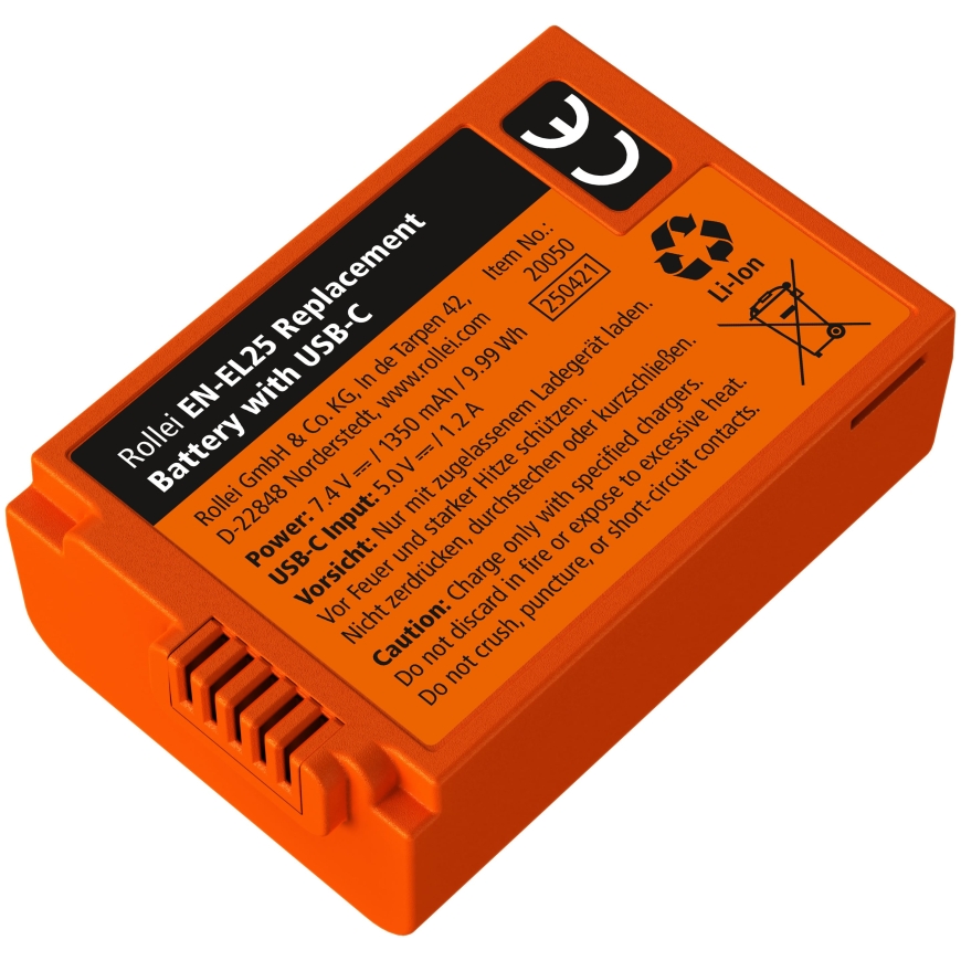 Rollei EN-EL25 USB-C rechargeable battery – 3