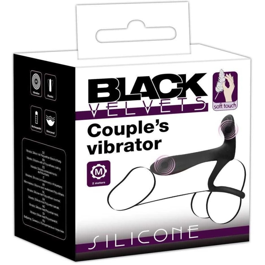 Black Velvets Juodas Velvets Couples Vibrator – 2