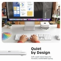 Беспроводная клавиатура QWERTY Satechi Slim EX3 Mac / PC ST-KEX3S-EN серебристая Беспроводная клавиатура QWERTY Satechi Slim EX3 Mac / PC ST-KEX3S-EN серебристая