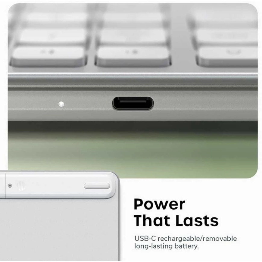 Langaton QWERTY-näppäimistö Satechi Slim EX3 Mac / PC ST-KEX3S-EN hopea – 5