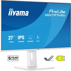 iiyama ProLite XB2797HSU-W1 tietokoneen litteä näyttö 68,6 cm (27") 1920 x 1080 pikseliä Full HD LED