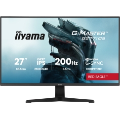 iiyama G-MASTER G2771QS-B1 tietokoneen litteä näyttö 68,6 cm (27") 2560 x 1440 pikseliä Wide Quad HD
