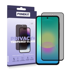 FoneKit Privacy+ Full Cover apsauginis stiklas, Samsung Galaxy A27