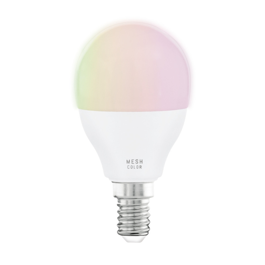 Eglo Connect.z gudra spuldze, E14, P45, RGB+CCT, 4.9 W, 530 lm, opāla, 1 gab.