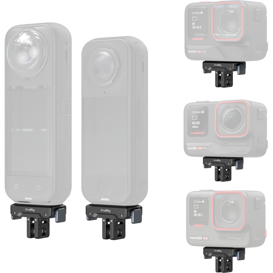 SmallRig 5814 kiire vabastamise adapter, Insta360 X5 / X4 Air / Ace Pro 2 / Ace Pro / Ace – 4