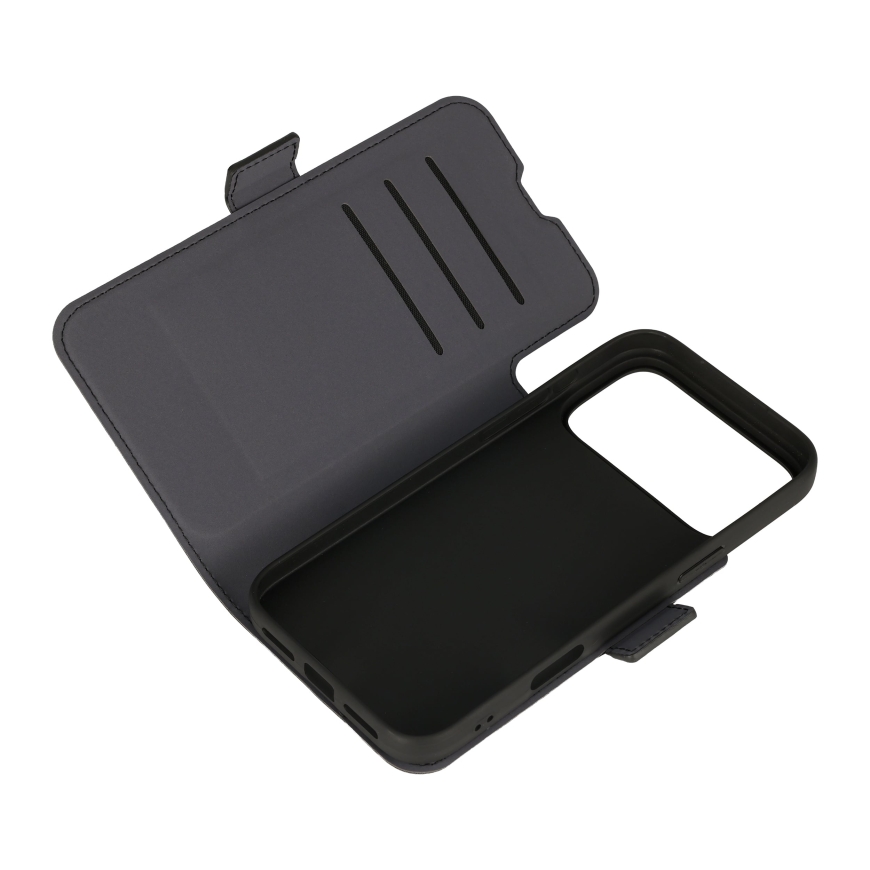 FoneKit MagSafe BookCase apsauginis dėklas, iPhone 18 Pro / 17 Pro, juodas – 4