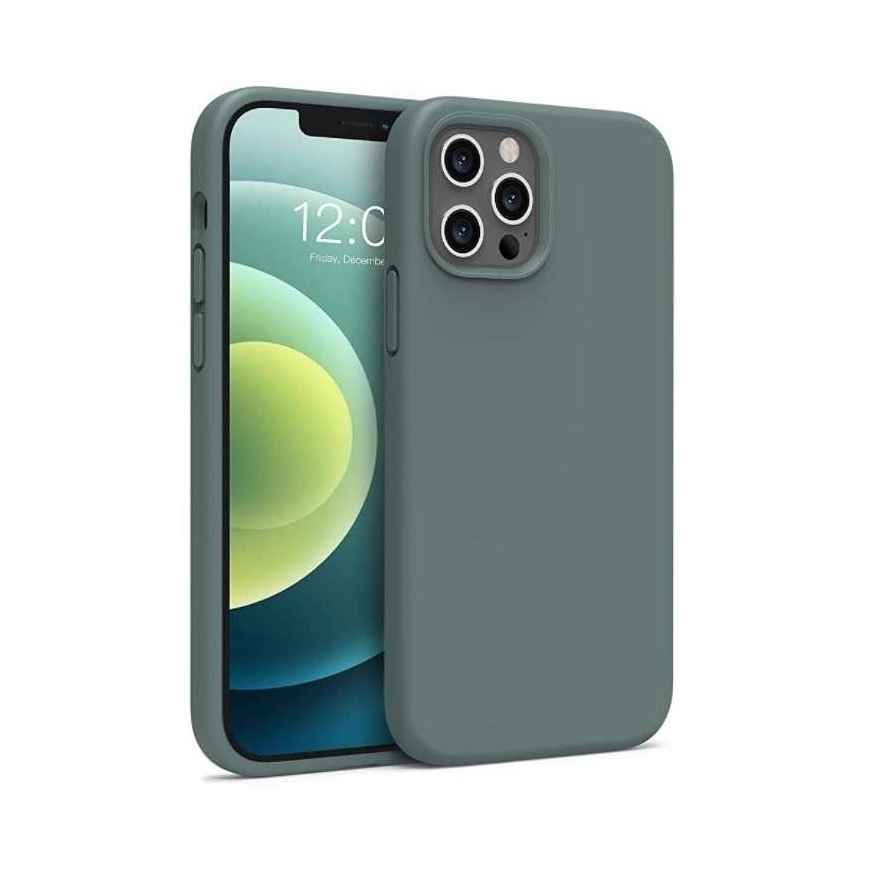 Riff "Pehme silicone kate iPhone 12 Pro Max" Männipuu roheline