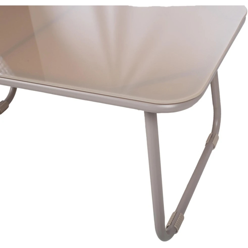Home4You Lauko baldų komplektas MACOS Sofa, stalas ir 2 kėdės Smėlio – 5