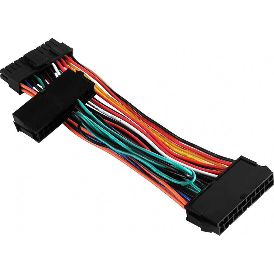 "SilverStone SST-PP10" – topelt 24-pin üheks 24-pin adapteriks – 3