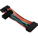 "SilverStone SST-PP10" – divkāršu 24 kontaktu uz vienu 24 kontaktu adapteris "SilverStone SST-PP10" – divkāršu 24 kontaktu uz vienu 24 kontaktu adapteris