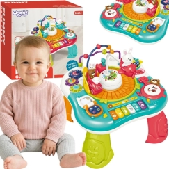 WOOPIE BABY 2 in 1 interaktiivinen koulutuspöytä pianon äänillä